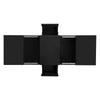 Coffee Table with Drawers Push-Pull Storage High Gloss Black for Living Room
