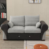 Panana Sofa Suite Set 3 2 or Corner Chaise in Dark Grey Or Light Grey