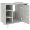 Bathroom Cabinet Concrete Grey 60x32x53.5 cm Engineered Wood