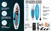 10' Inflatable Stand Up Paddle Board SUP Inflatable Board 10ft Surfing Board Kit