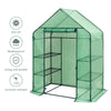 Greenhouse PE Plastic Garden Plants Grow Green House Cover w/ 4 Shelves Outdoor