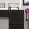 Dressing Table and Stool set 11 Drawer Makeup Table with Glass Top Vanity Desk