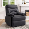 LEATHER/VELVET MANUAL ADJUSTABLE RECLINER ARMCHAIR LOUNGE CHAIR RECLINING GAMING