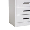 3 Drawers Bedside Table with Charging Station USB Ports LED Lights Sofa End Desk