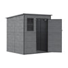 Plastic Wood Effect Large Plastic Garden Outdoor Storage Shed for Tool Equipment