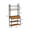 Microwave Stand Retro Kitchen Baker’s Rack Industrial Utility Storage Rack