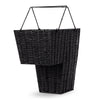 Storage Baskets Resin Wicker Woven Hamper Box Organiser Stairs Laundry UK