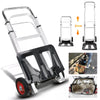 80KG Heavy Duty Folding Hand Sack Trolley Truck Transport Barrow Cart 2 Wheels
