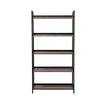 5 Tier Contemporary Industrial Bookshelf/Shelving Unit Oak finish 1750mmH