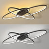 Modern Oval Planet Chandelier Light LED Ceiling Lights Dining Living Room Decor