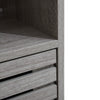 Bathroom Cabinet Grey Oak Single Door Wooden Cupboard Storage Rack Furniture UK