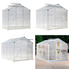 Walk In Greenhouse Garden Growing Green House with Windows Vegetables Seedlings