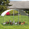 3X2M Chicken Run Cage Walk In Coop Poultry Hen Rabbit Kennel Hutch Metal Shelter