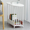 Small End Table Oval Side Table for Small Spaces Sofa Side Table for Living Room