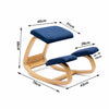Ergonomic Wooden Chair Stool for Posture Correction Home and Office UK