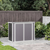 Large Garden Lockable Plastic Storage Box XL Shed Outside Double Bin Tools Shed