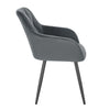 1/2/4/6x Velvet Padded Dining Chair Upholstered Seat Armchairs Home Restaurant
