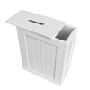 Bath Bathroom Cabinet 4 Drawer Floor Storage Cupboard Wooden Storage Unit White