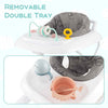 Toddler Activity Center Baby Walker & Push Walker with Wheels-Grey