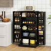 120cm Space Saving Pantry Storage Cabinet with Anti-toppling Devices