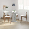 BistroTable Concrete Grey Engineered Wood Bar Table Patio Furniture