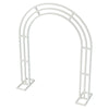 2.6m Free Standing Circular Arch Flower Stand 3 Poles Moon Door Archway Backdrop