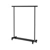 HeavyDuty Double Clothes Rail Hanging Rack Garment Stand Storage Shelf On Wheels