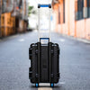 Outdoor Travel Trolley Case Foam Protective Tools Storage ABS Plastic Box +Wheel