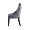 Velvet Dining Chair with Door Knocker Ring Windsor Dressing Room Chair 1/2/4/6