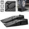 Heavy Duty 5Ton Home Low Rise Wide Car Lift Ramps Van Workshop Garage Anti-Slip