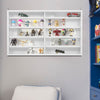 Wooden Wall Hanging Shelf Ornaments Model Display Storage Cabinet Organizer Rack