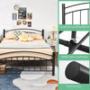 Queen Size Bed Frame 3FT Metal Platform Bed Frame Adults Kids Teenagers Bedroom
