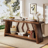 70.86-Inch Farmhouse Console Table, Industrial Narrow Long Sofa Entryway Table