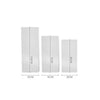 Metal White Plinth Cylinder Dessert Pedestal Wedding Cake Flower Display Stand