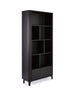 Carina Bookcase Black Stylish and Spacious Living Room Furniture