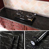 5m Glossy Black Marble Sticky Back Vinyl Self Adhesive Table Film Wrap Sticker