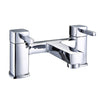 Contemporary Bath Filler Mixer Tap - Chrome