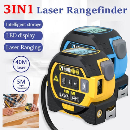 3 In 1 Laser Rangefinder Laser Cross-marking LCD Display Continuous Measurement