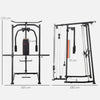 Multi Gym Smith Machine Power Cage Weight Lifting Chest Press Station Squat Rack