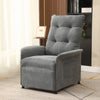 Electric Power Recliner Recliner Chair Grey Fabric Sofa Living Room Armchair
