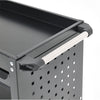 Heavy Duty 3 Tier Garage Tool Storage Trolley Service Cart Rack w/ Drawer & Keys