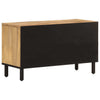 Solid Wood TV Stand/Media Unit 80x31x46 - Retro Style Cabinet with W1E6