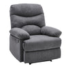 LEATHER/VELVET MANUAL ADJUSTABLE RECLINER ARMCHAIR LOUNGE CHAIR RECLINING GAMING