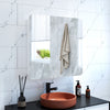 Mondeer Bathroom Cabinet Cupboard Mirrored Double Full Door Wall Mounted 68Lx60H