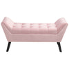 Velvet Chesterfield Ottoman Footstool Bed End Bench Chaise Lounge Window Seat