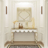 Mirrored Console Table Glass Dressing Table Bedroom Bevelled Venetian Furniture