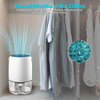 Portable Electric Dehumidifier 1100ml Tank for Home Condensation Moisture Damp