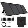 200W Portable Solar Panel Kit 18V Foldable Suitcase w/ DC Connectors Camping RV