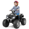 Kids Ride on Car 24V Soft Start Electric Vehicle with LED Lights-Black