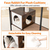 Multi-Level Kitten Tower Modern Indoor Cat Climbing Stand Furniture Coffee